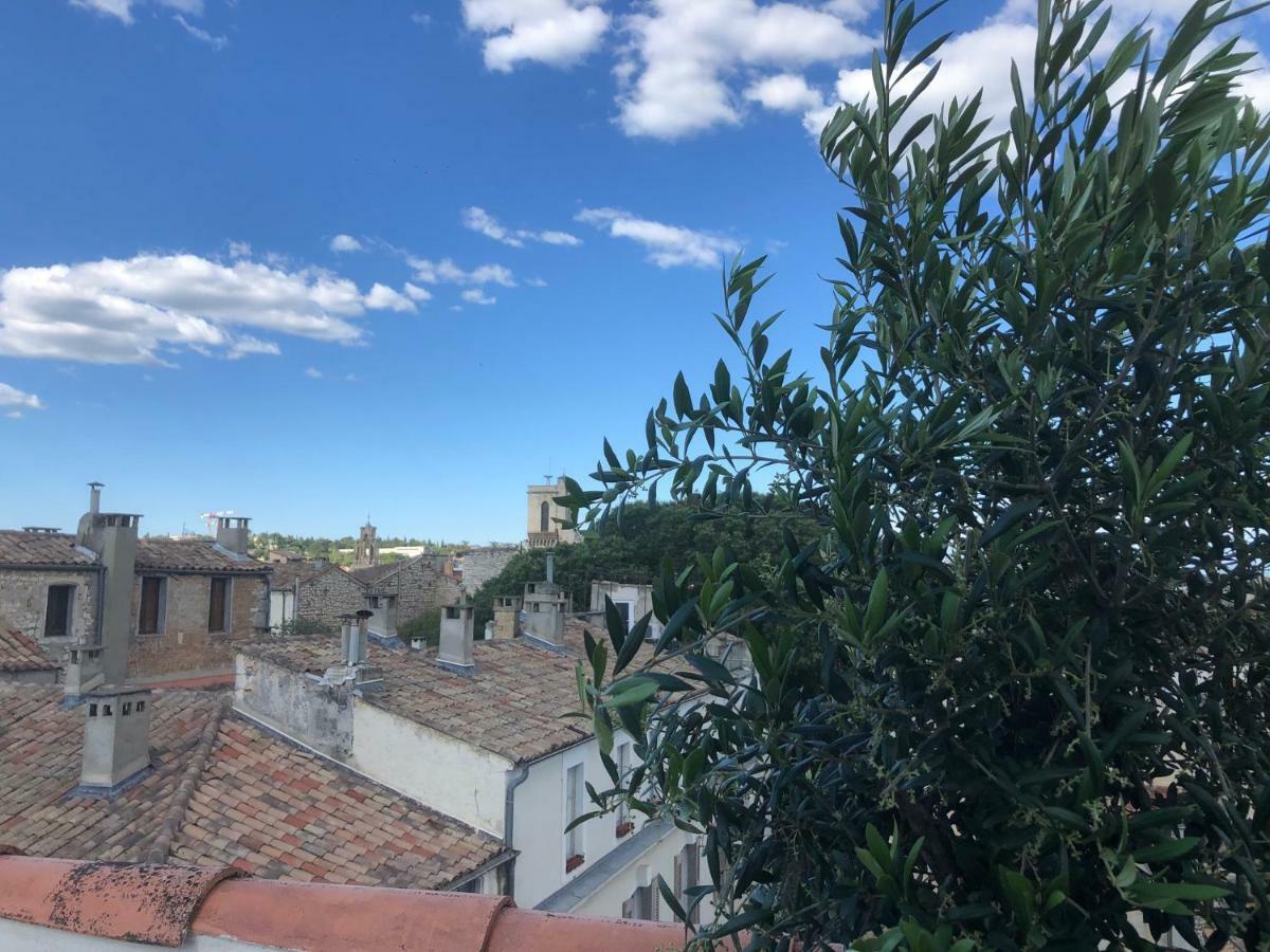 Appartement Avec Terrasse Panoramique Au Coeur De نيم المظهر الخارجي الصورة